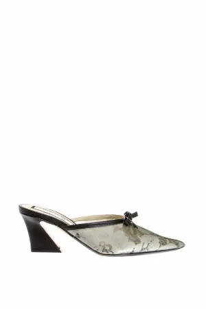 pointed pvc mules