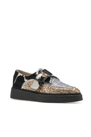 ponyskin glittered creepers