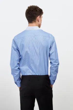 pvc pocket cotton-poplin shirt
