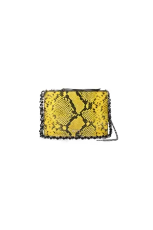 python-print medium pouch bag