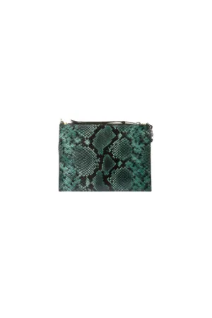 python-print medium pouch bag