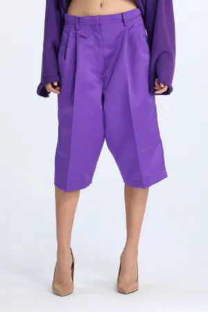 Relaxed Pleated Shorts