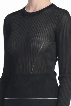 Ribbed-Knit Jumper