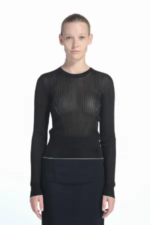Ribbed-Knit Jumper