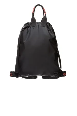 riot-print drawstring backpack
