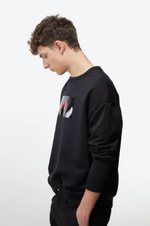 riot-print sweatshirt