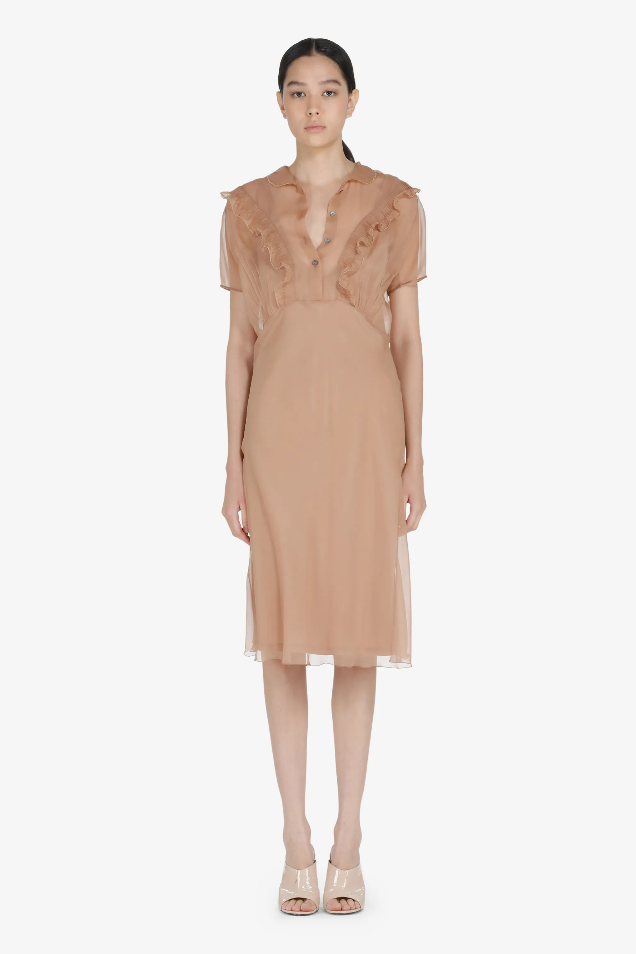 Ruffle-Trimmed Dress | N°21 | Official Online Store