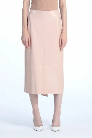 Ruffled PVC Skirt