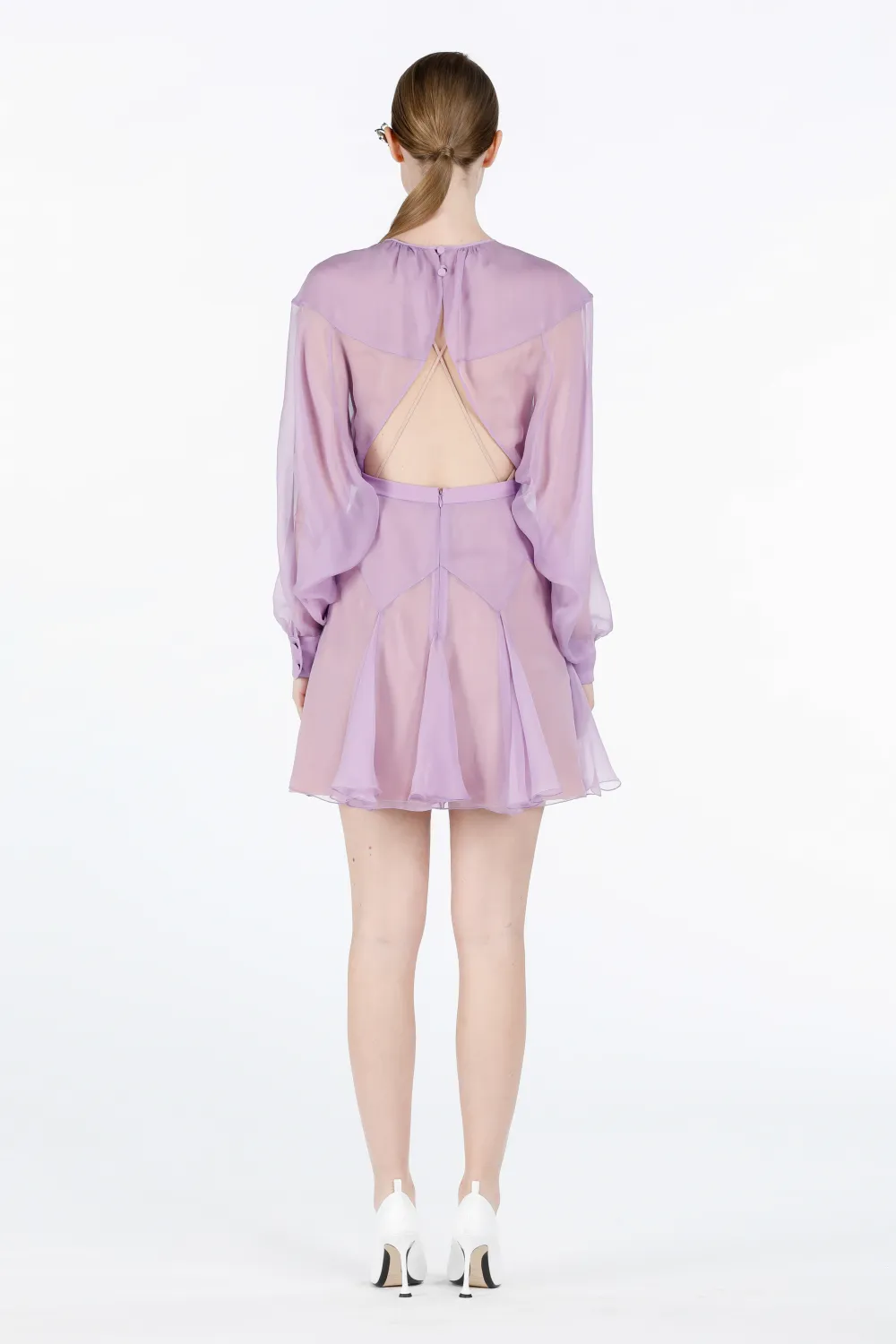 Semi-Sheer Mini Dress | N°21 | Official Online Store