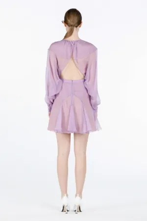 Semi-Sheer Mini Dress