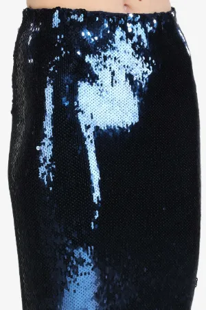 Sequin-Embellished Pencil Skirt