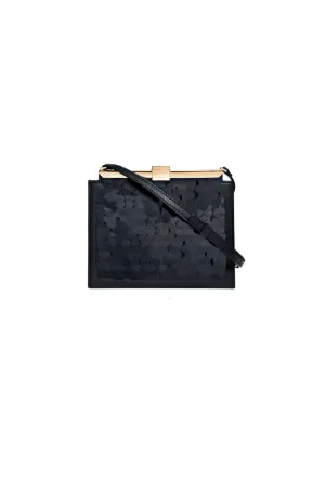 sequin-embroidered pochette bag