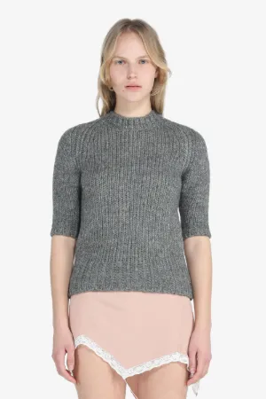 Short-Sleeve Sweater