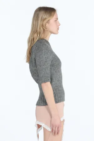 Short-Sleeve Sweater
