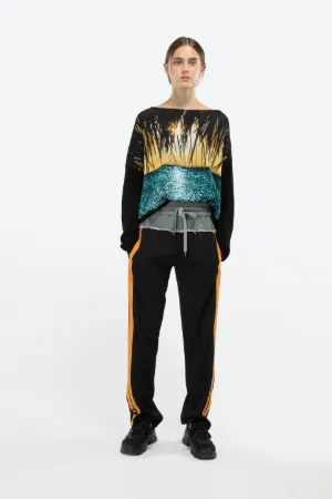 side-stripe trackpants