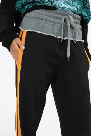 side-stripe trackpants
