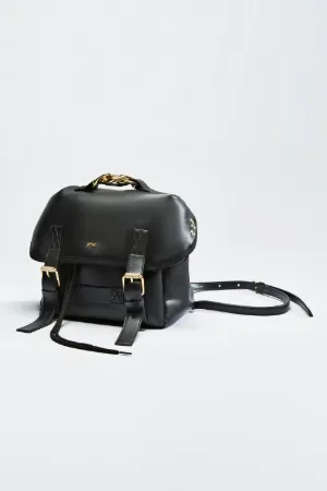 slouchy logo backpack