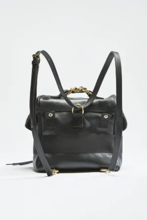 slouchy logo backpack