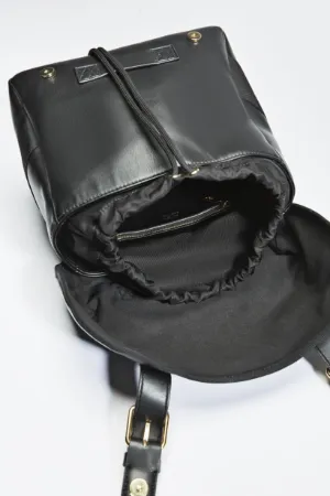 slouchy logo backpack