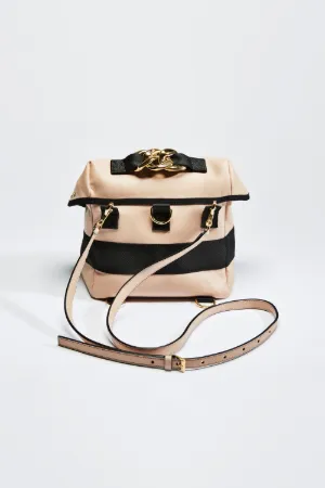slouchy logo backpack