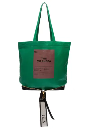 small leather shopper