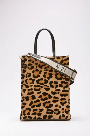 Small Leopard-Print Shopper