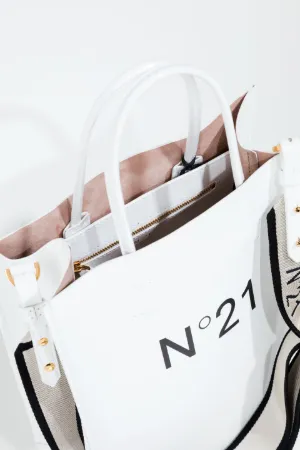 Small Logo-Print Shopper