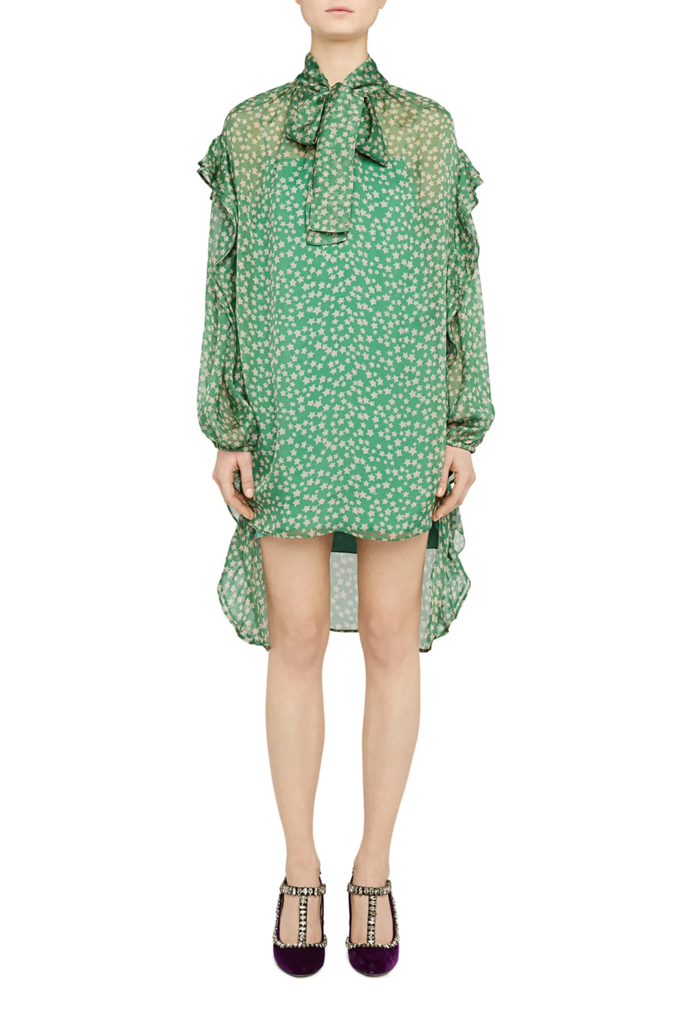 Silk Chiffon Dress