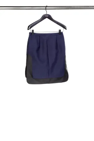 step hem mini skirt