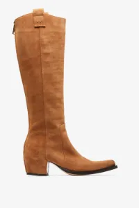 Brown suede outlet knee boots