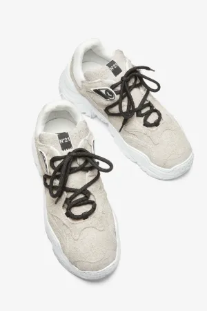 Suede Lace-Up Sneakers