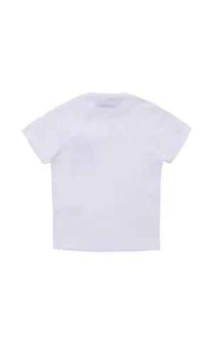 T-shirt Girls con tasca in paillettes