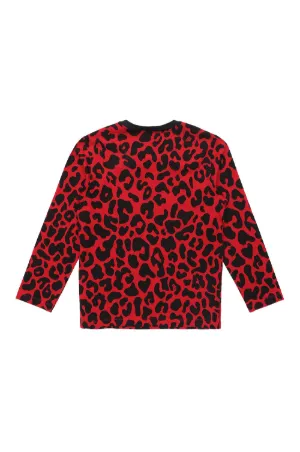 T-shirt Teen con stampa animalier