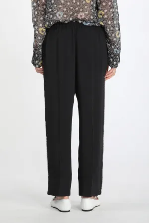 tailored straight-leg trousers