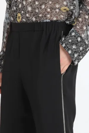tailored straight-leg trousers
