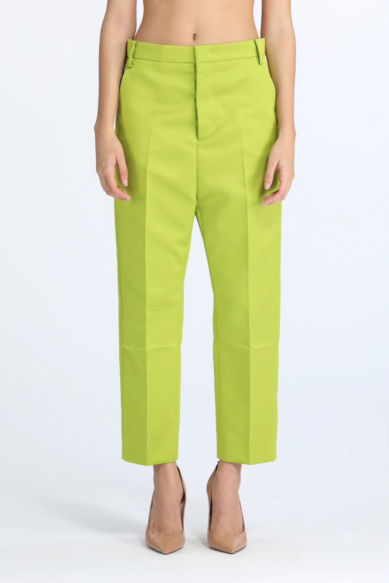tailored straight leg trousers