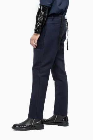 Tailored twill trousers
