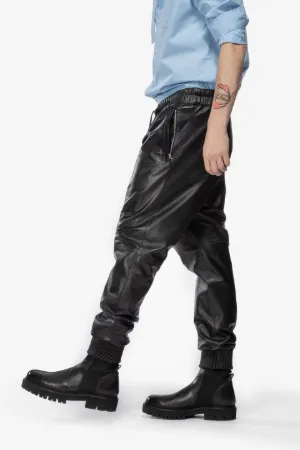 tapered-fit track pants
