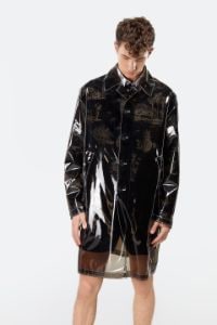 transparent pvc-effect raincoat | N°21 | Official Online Store