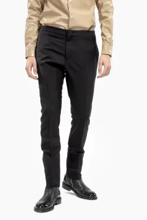 Tuxedo stripe wool trousers