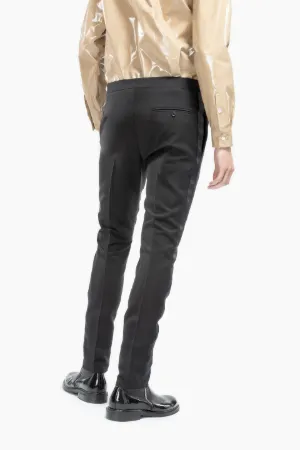 Tuxedo stripe wool trousers