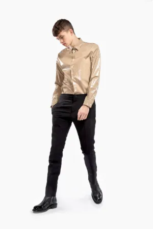 Tuxedo stripe wool trousers