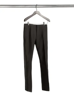 Tuxedo stripe wool trousers