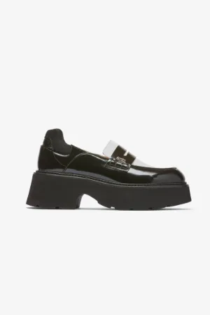 Two-Tone Penny Loafers