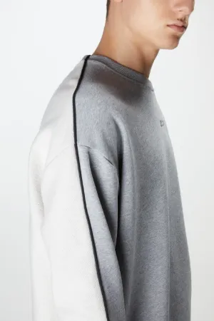 two-tone sweatshirt
