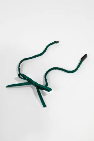 velvet bow waist belt