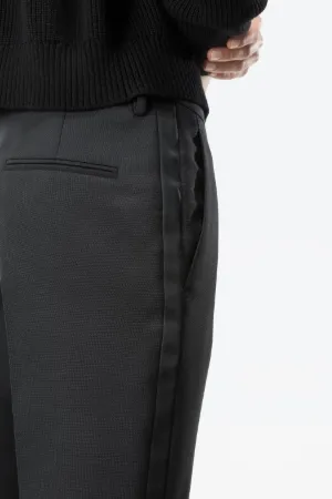wool-blend tailored pants