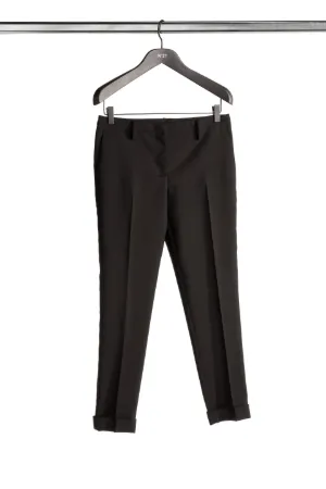 wool-blend tailored pants