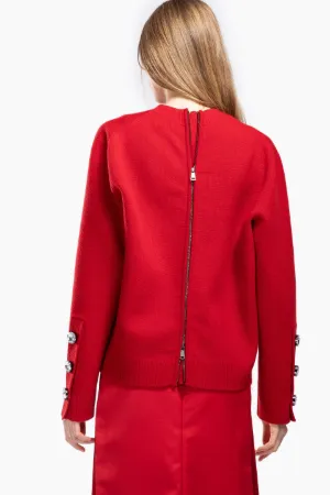 Zip-Back Sweater