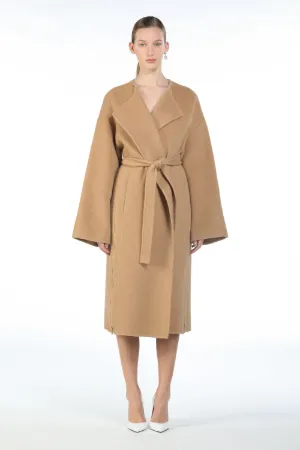 Zipped Wrap Coat